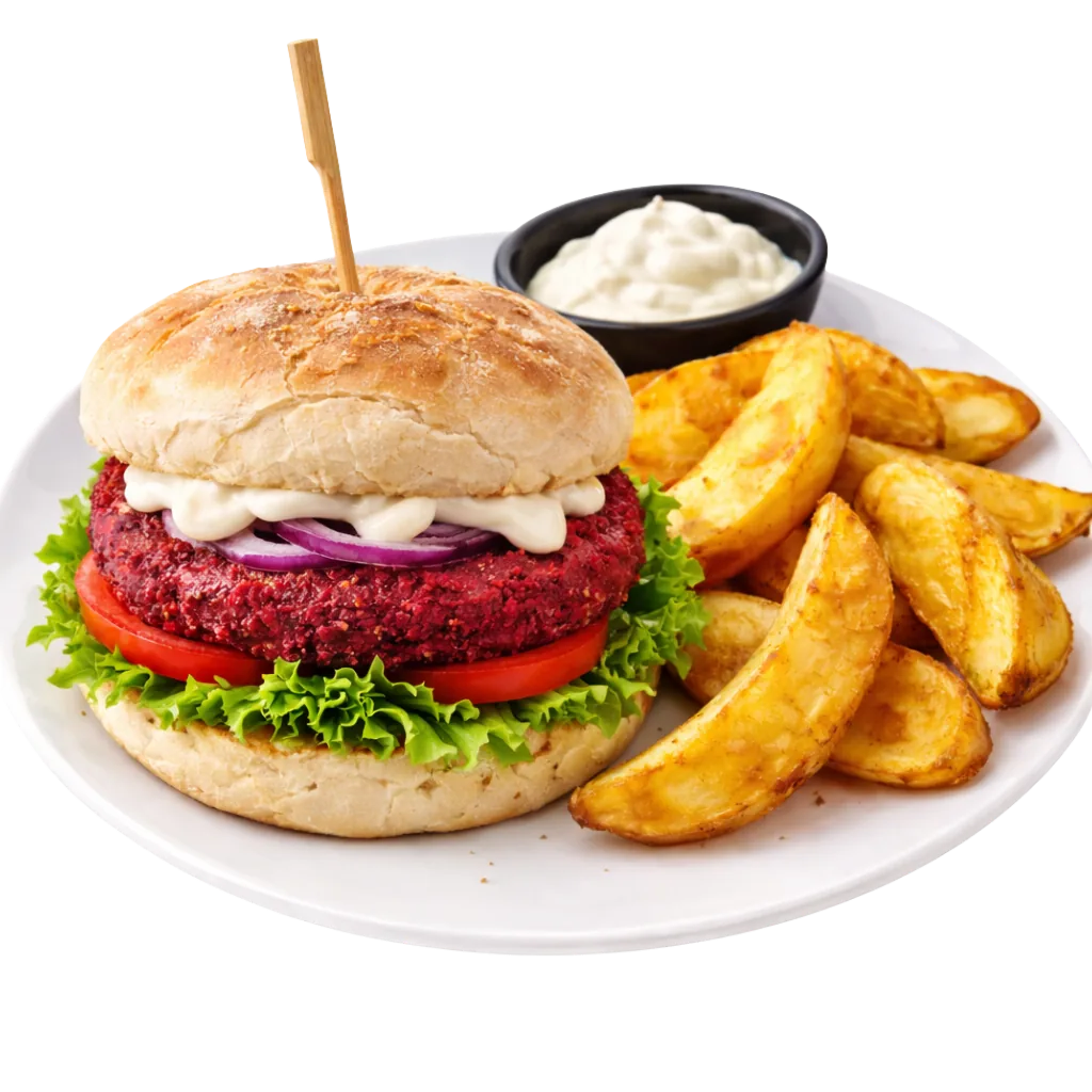 Rote Beete Burger (vegan)