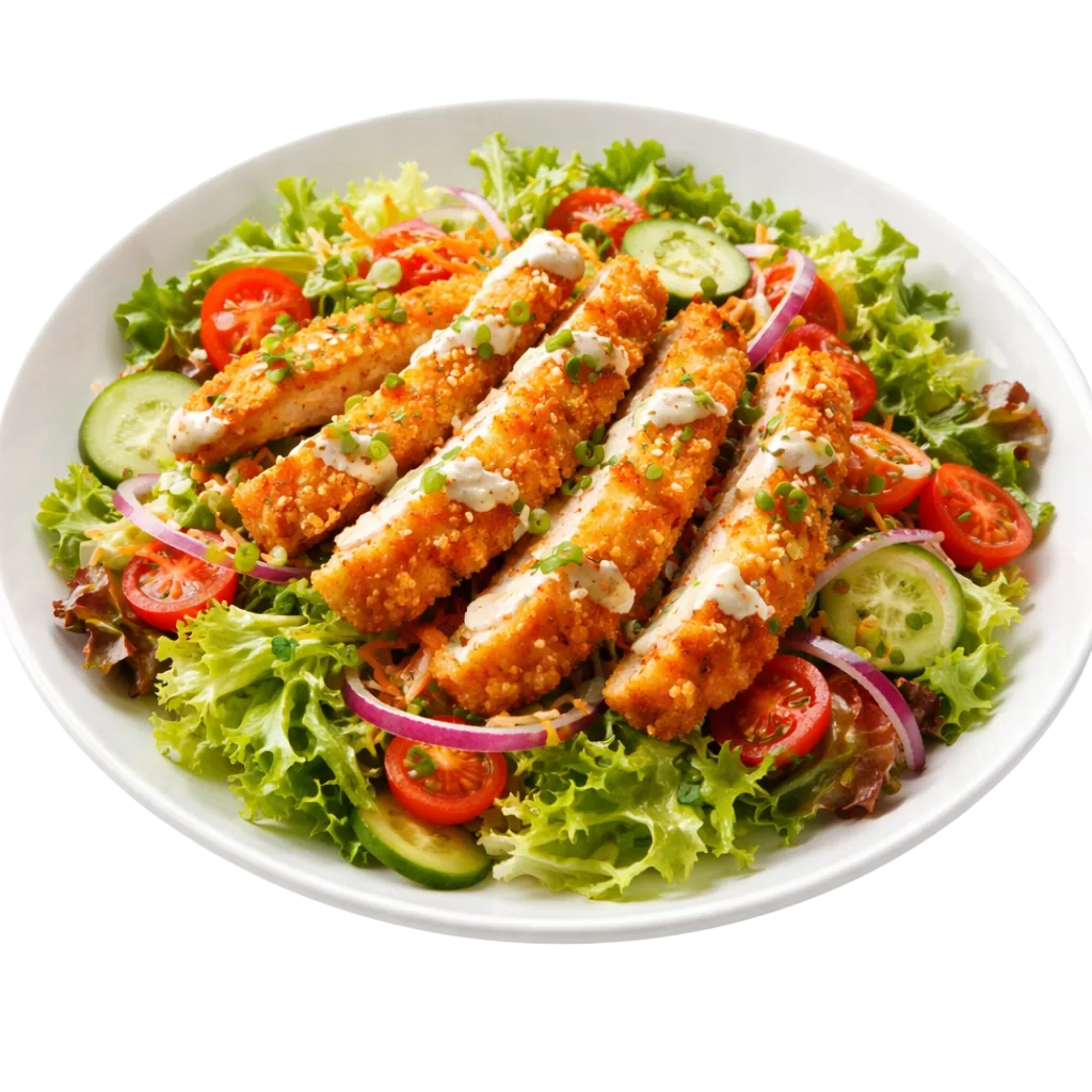 Crunchy Chicken Salat